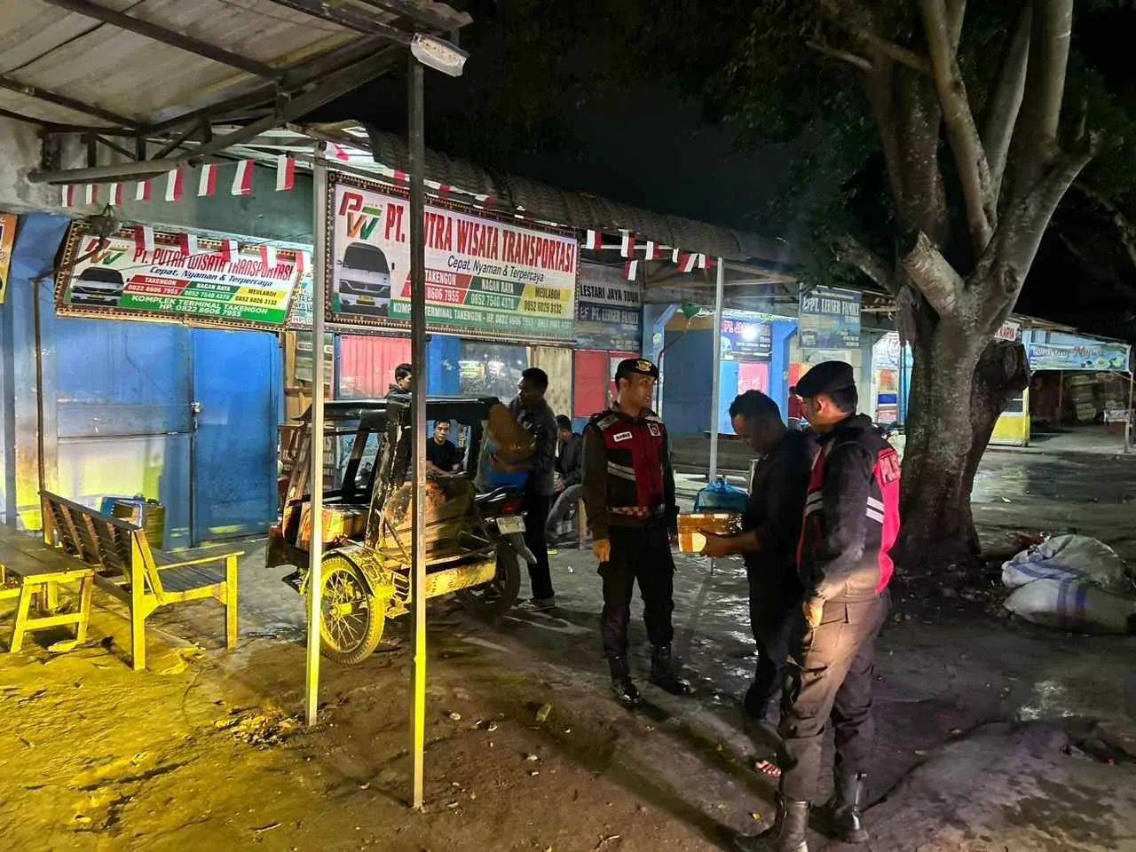 Patroli Presisi Polres Aceh Tengah Bergerak Malam Hari, SPBU hingga Pusat Keramaian Dipantau