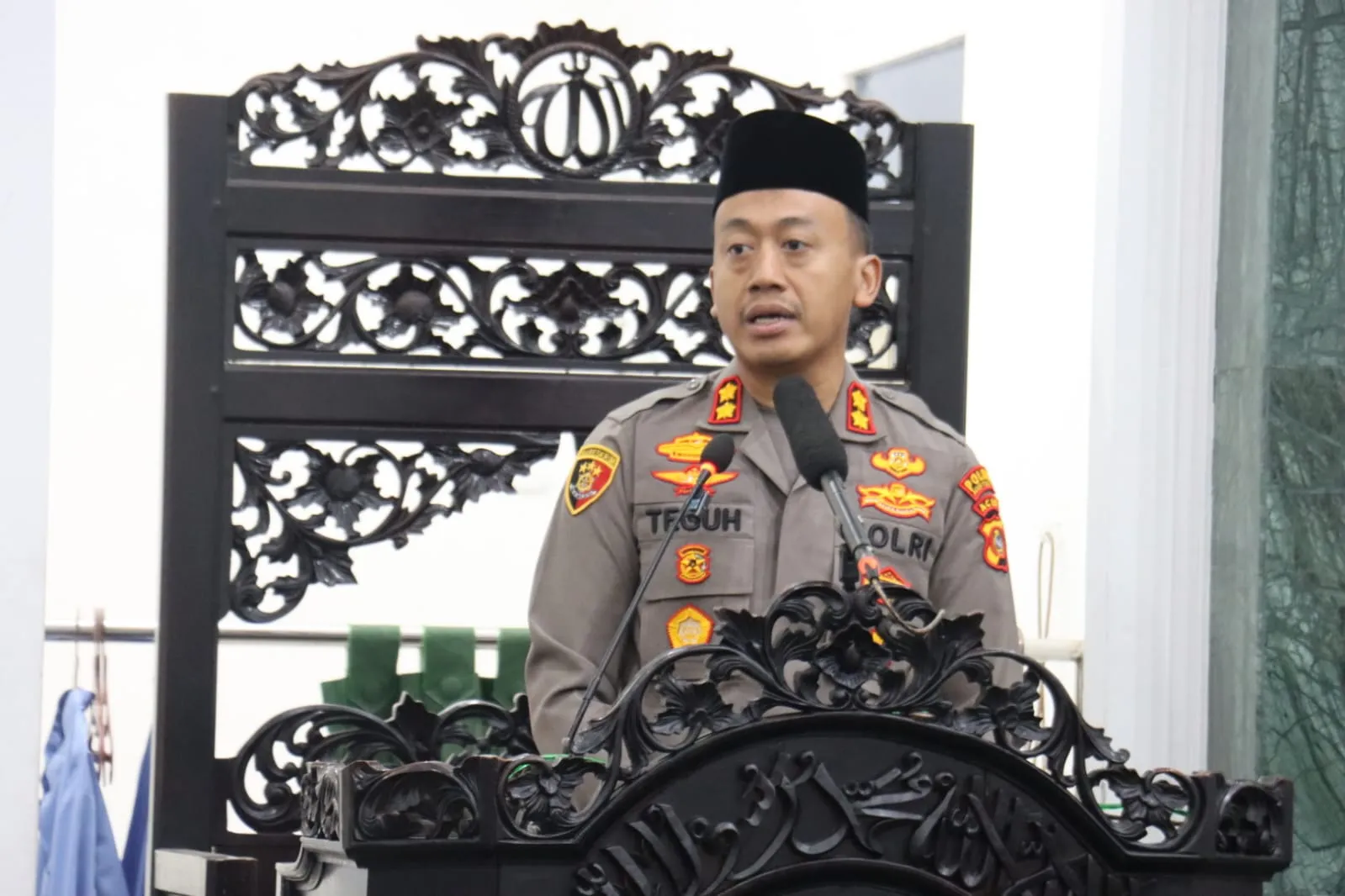 Safari Subuh Perdana, Kapolres Aceh Tengah AKBP Teguh Siswoyo Ajak Warga Jaga Kamtibmas, Alam dan Bijak Bermedia Sosial