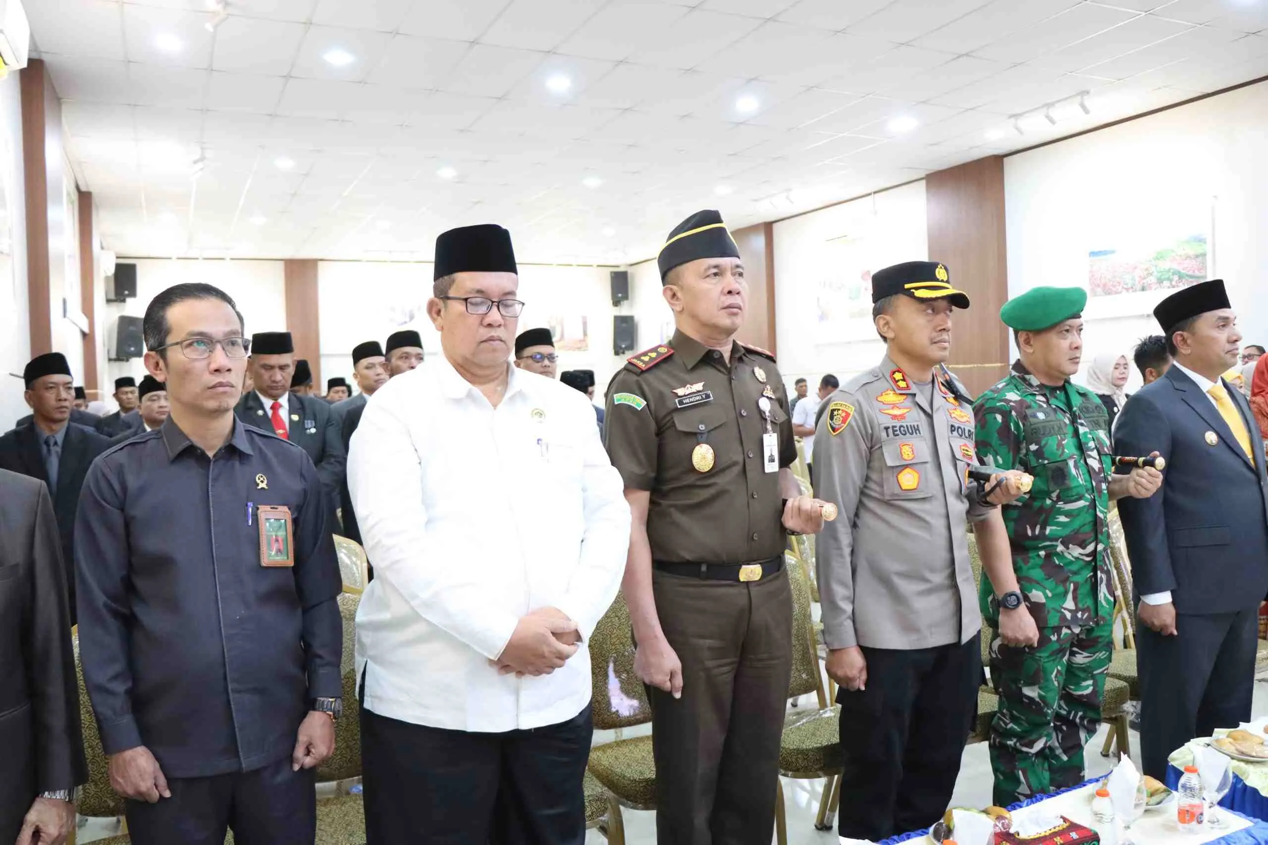 Kapolres Hadiri Pelantikan 9 Pejabat Pimpinan Tinggi Pratama Di lingkungan Pemkab Aceh Tengah