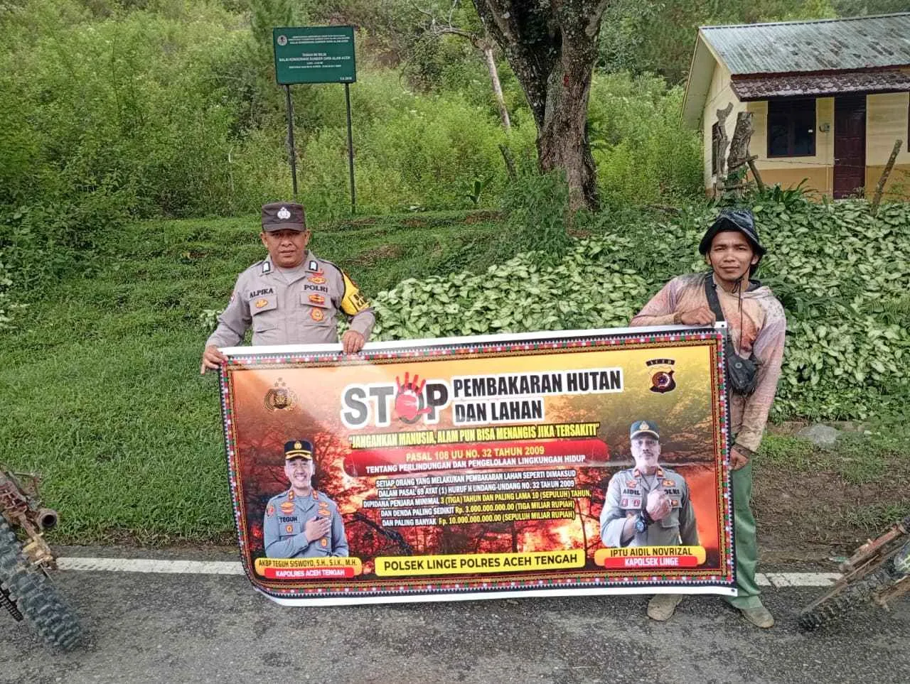 Cegah Karhutla, Polsek Linge Intensifkan Patroli dan Edukasi Warga