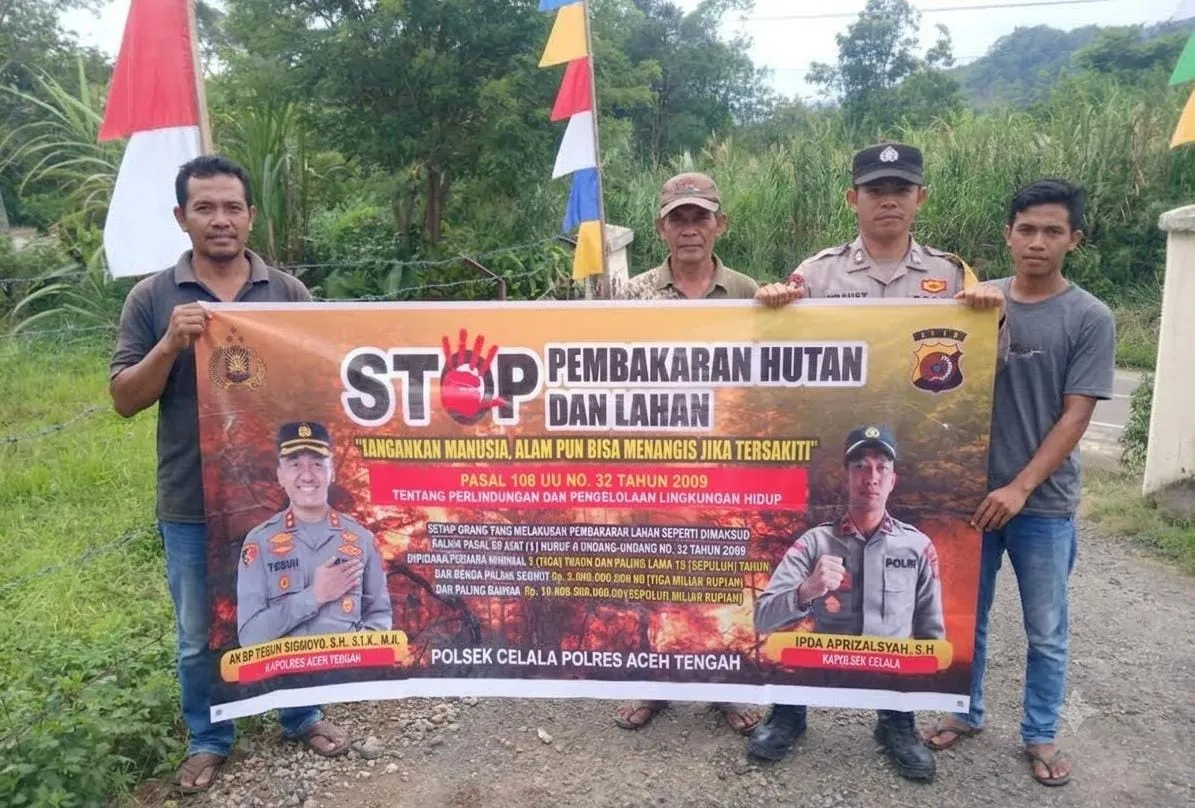 Polsek Celala Polres Aceh Tengah Gencarkan Edukasi Warga, Cegah Karhutla Sebelum Api Meluas