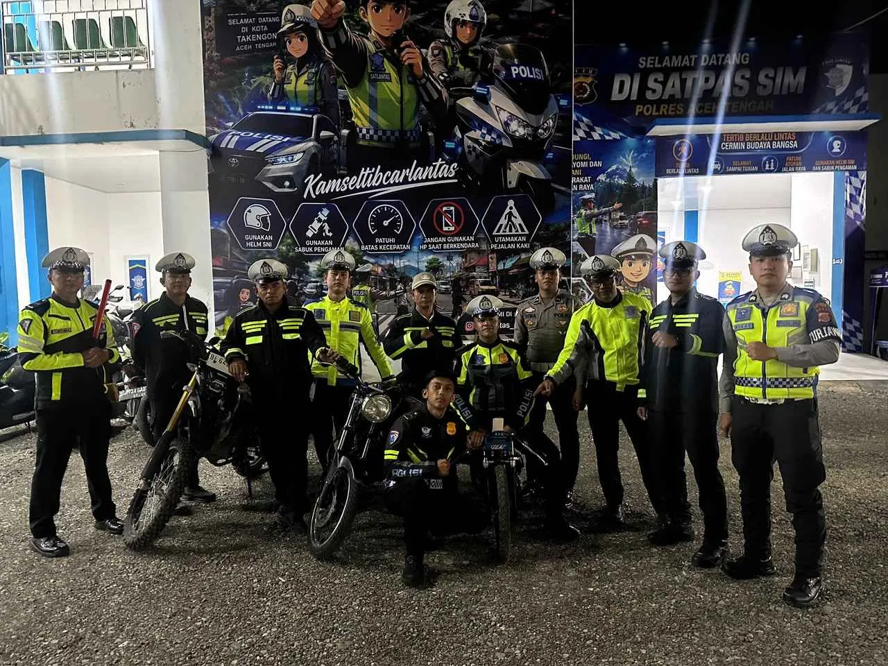 Tertibkan Knalpot Bising, Satlantas Polres Aceh Tengah Intensifkan Patroli Humanis hingga Dini Hari