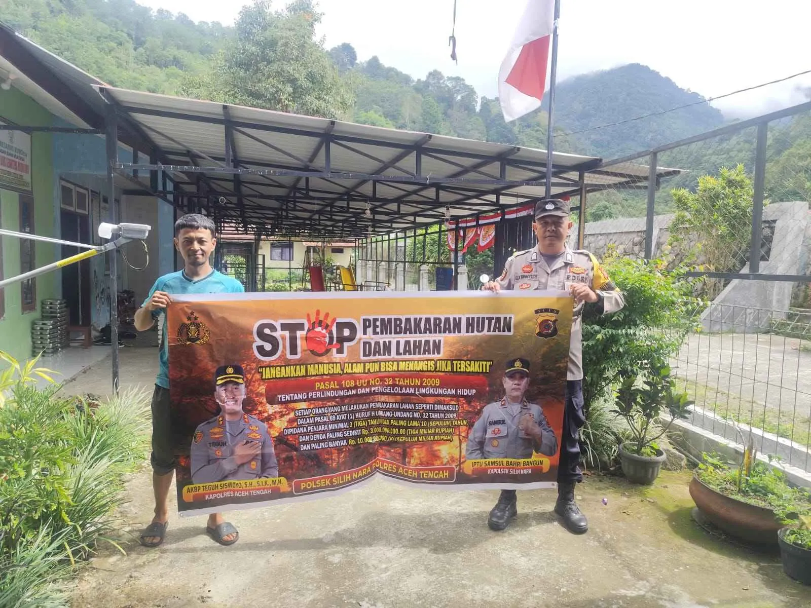 Cegah Karhutla, Polsek Pegasing Patroli Kawasan Rawan dan Ingatkan Warga Tak Bakar Lahan