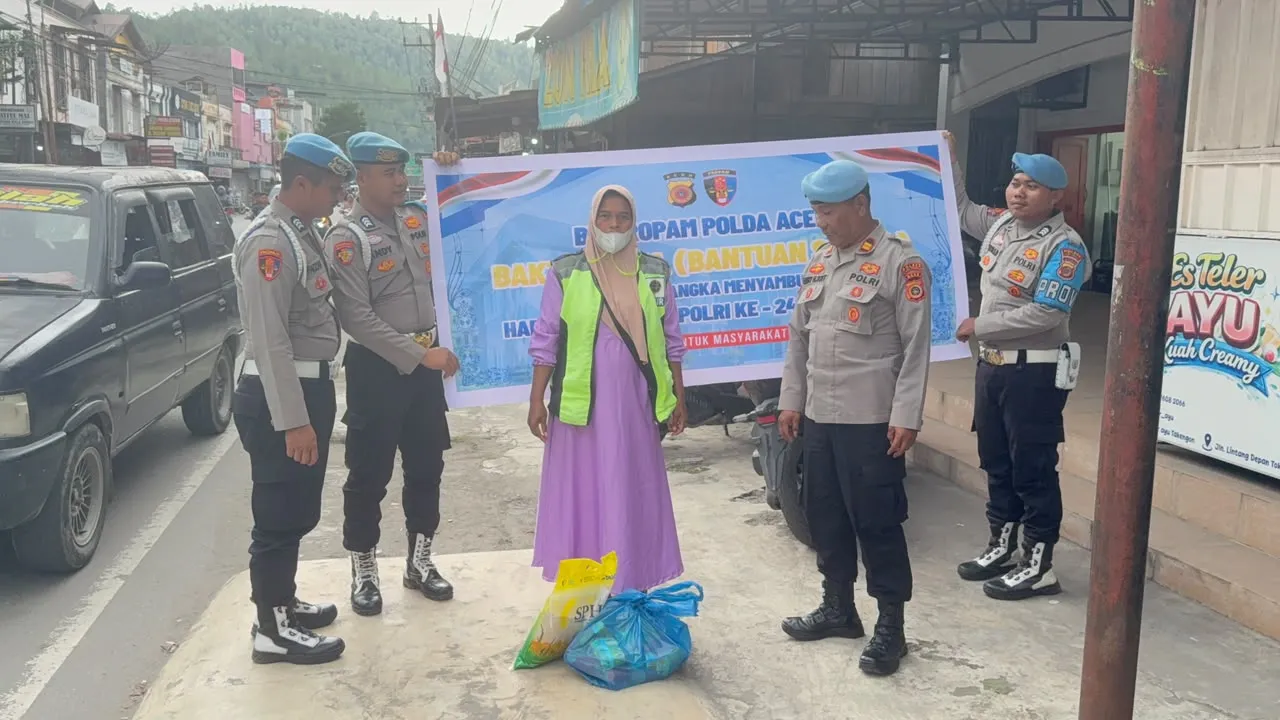 HUT Propam ke-24, Polres Aceh Tengah Hadirkan Kepedulian bagi Warga