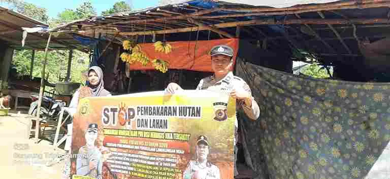 Cegah Karhutla Sejak Dini, Polres Aceh Tengah Ajak Warga Rusip Antara Bijak Buka Lahan