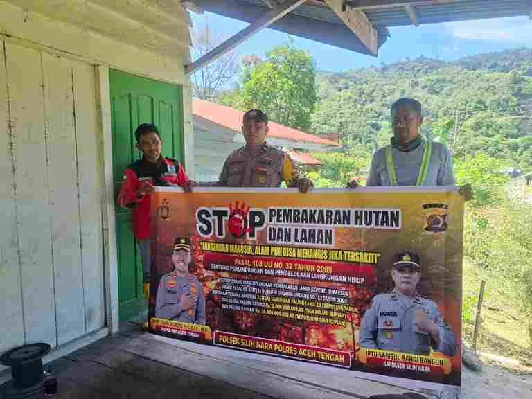 Cegah Karhutla Sebelum Api Muncul, Polsek Silih Nara Perkuat Patroli dan Edukasi Warga
