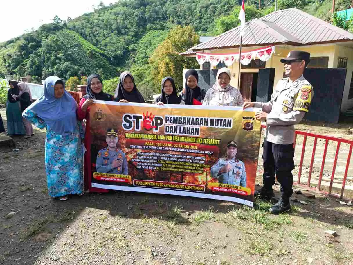 Polisi Bergerak Cegah Karhutla, Warga Diingatkan Jangan Bakar Lahan