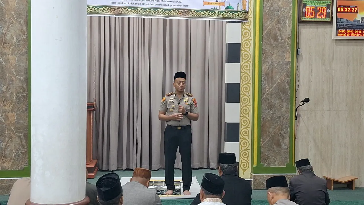 Subuh Keliling, Kapolres Aceh Tengah Ajak Warga Lawan Hoaks, Narkoba hingga Judi Online