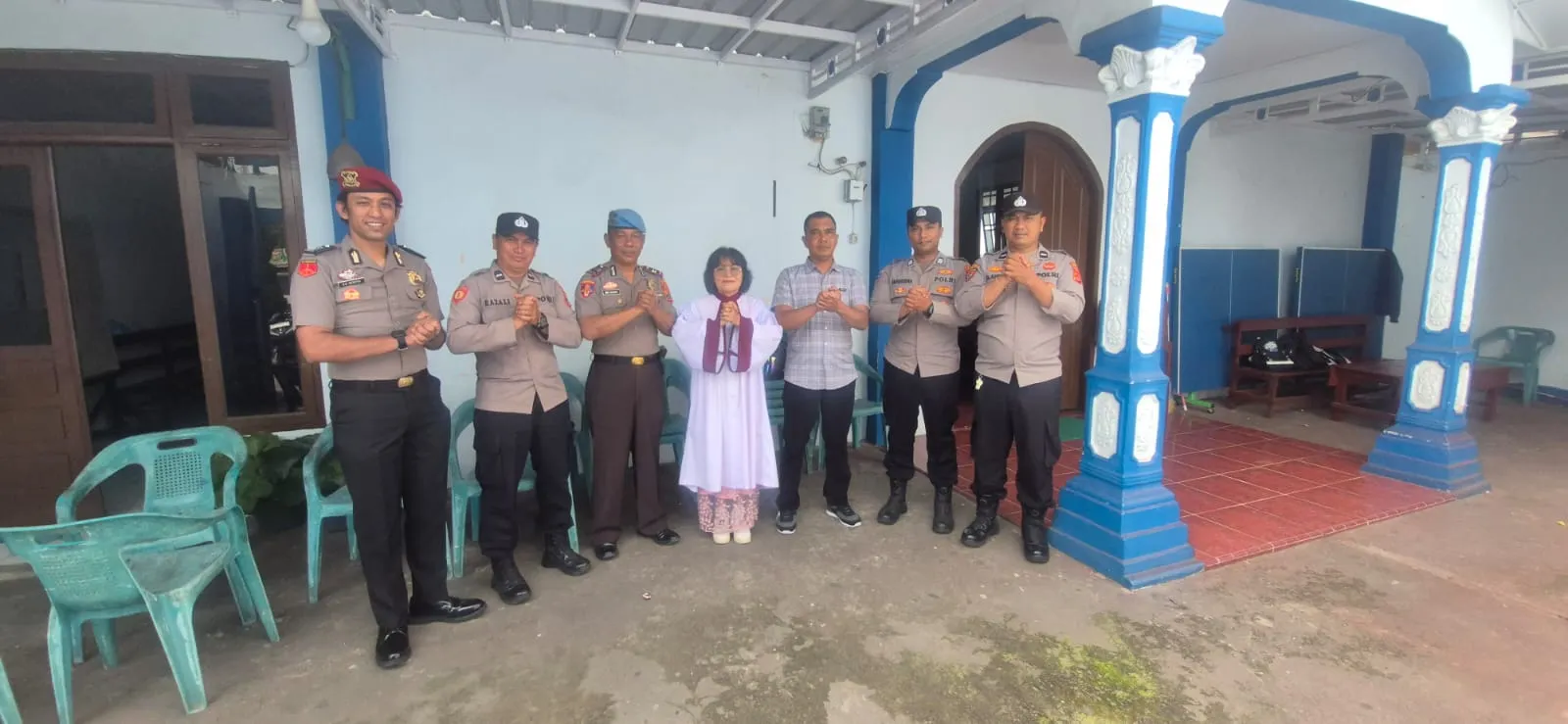 Minggu Kasih di Gereja HKBP Takengon, Polres Aceh Tengah Perkuat Kedekatan dengan Masyarakat