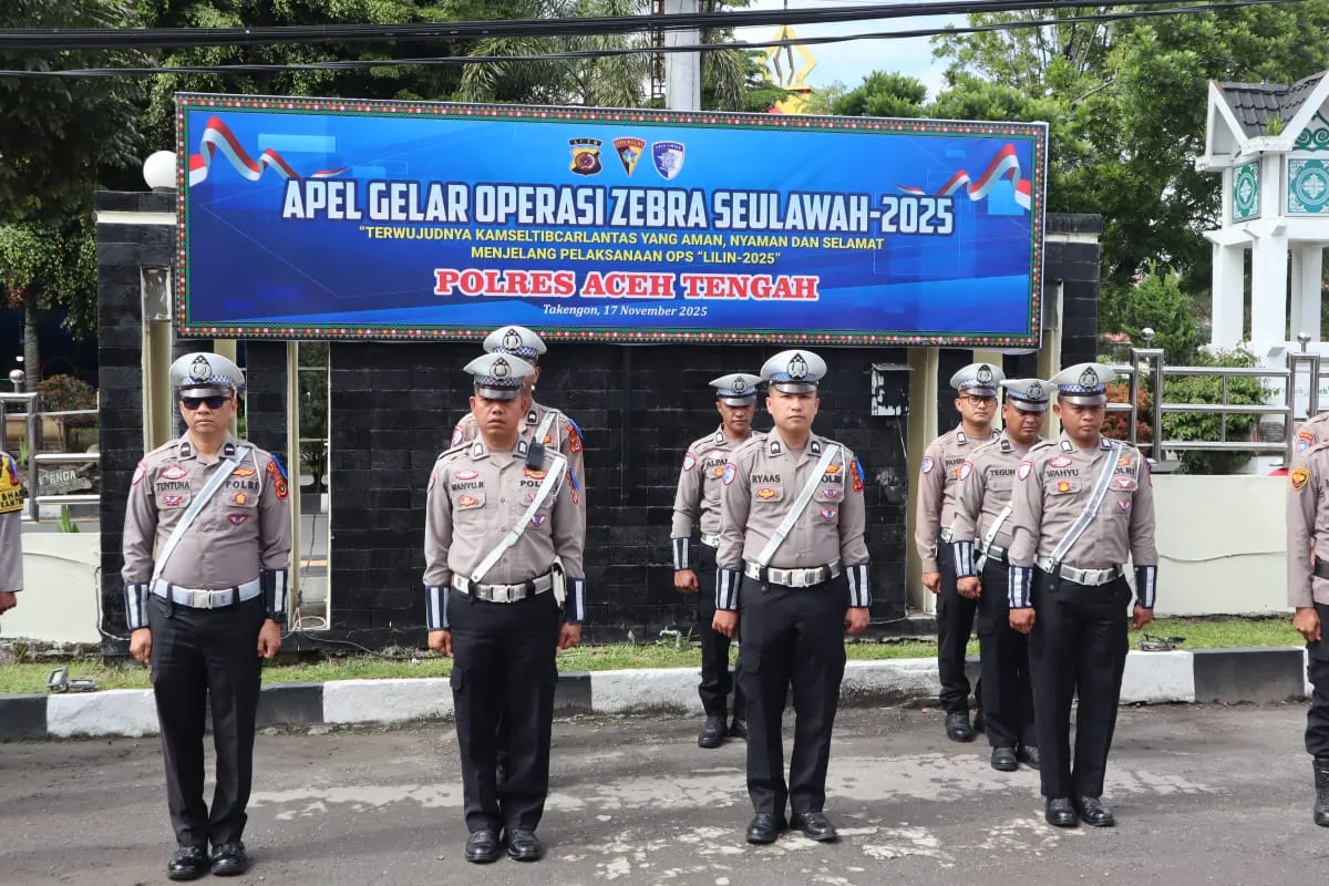  Polres Aceh Tengah Laksanakan Ops Zebra Seulawah 2025 Selama Dua Pekan
