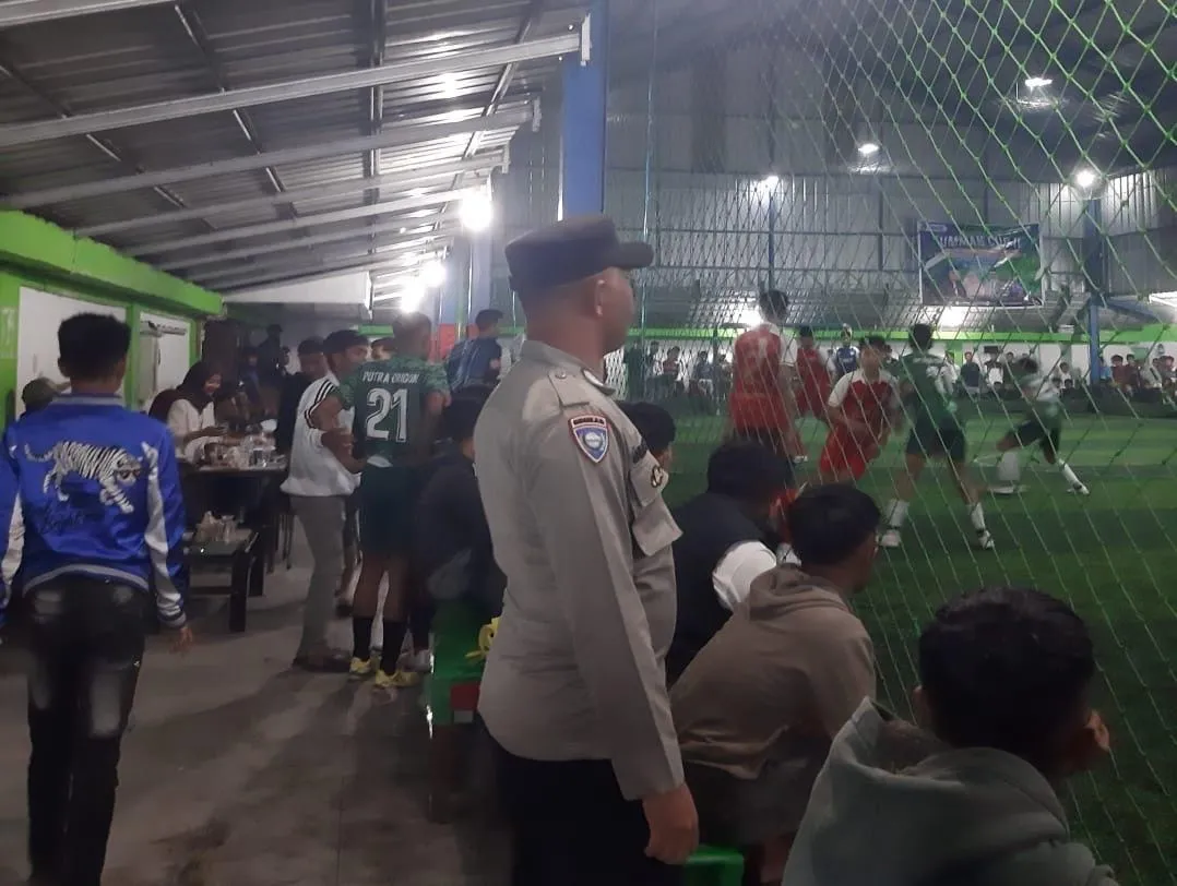 Polsek Bebesen Amankan Turnamen Futsal UMMAH Cup II 2025, Wujud Dukungan Polri pada Generasi Muda