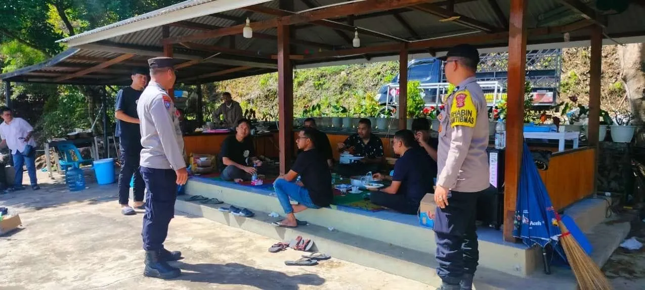 Polsek Lut Tawar Intensifkan Patroli di Tempat Wisata pada Libur Akhir Pekan