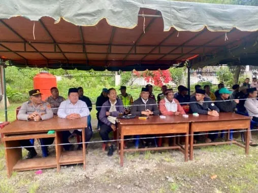 Polsek Lut Tawar Amankan Pesta Demokrasi Pemilihan Reje Pedemun One One, Berlangsung Tertib dan Kondusif