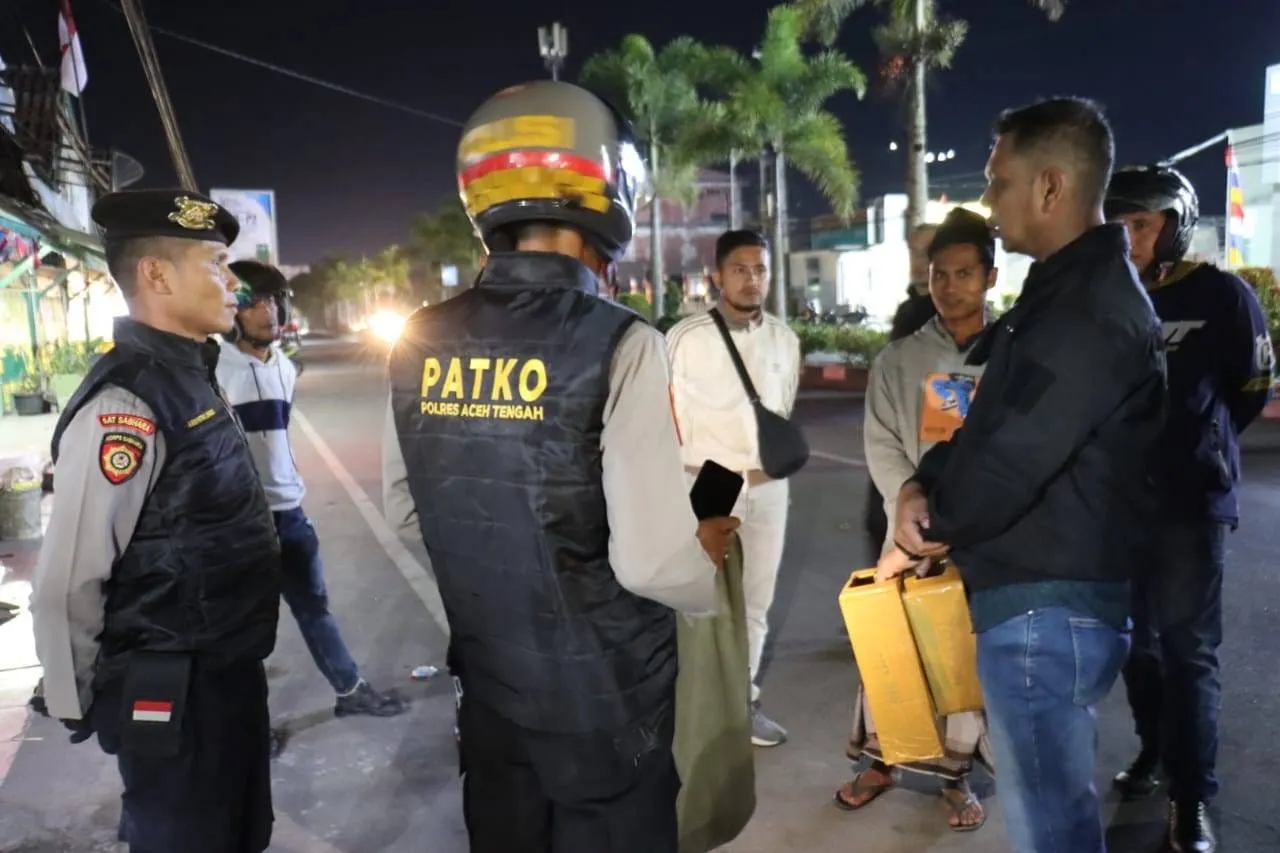 Patroli Antisipasi Guantibmas, Polres Aceh Tengah Sasar Sejumlah Lokasi Rawan