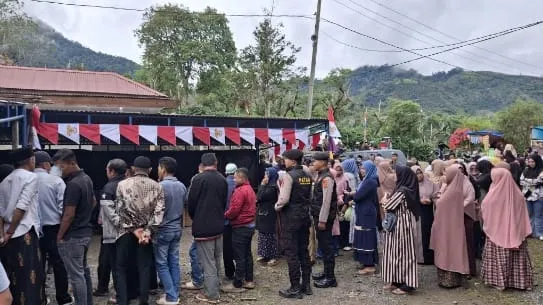 14 Personel Dikerahkan, Polres Aceh Tengah Kawal Pilkades Kampung Tapak Moge Timur Tetap Aman dan Kondusif