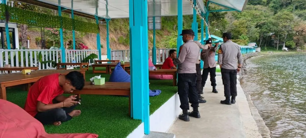 Polsek Lut Tawar Lakukan Patroli Wisata, Pastikan Wisatawan Nyaman Nikmati Sela Senja