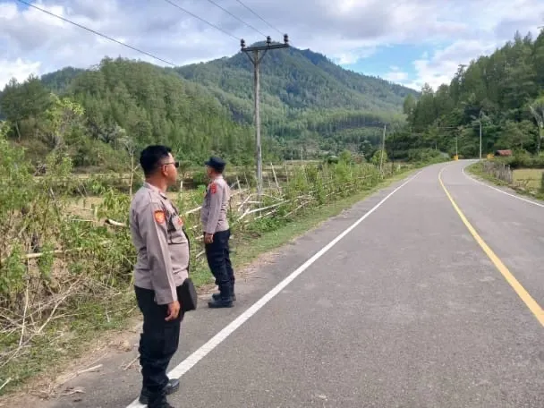 Polsek Linge Intensifkan Patroli Cipta Kondusif, Sasar Jalur Lintas dan Titik Rawan