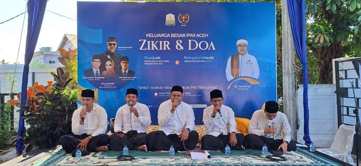 Momen Maulid Nabi di PWI: Polda Aceh Harap Media Tidak Hanya Melaporkan, tetapi Mencerahkan