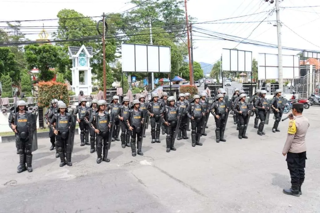 Polres Aceh Tengah Gelar Latihan Dalmas, Tingkatkan Kesiapan Personel Hadapi Potensi Unjuk Rasa