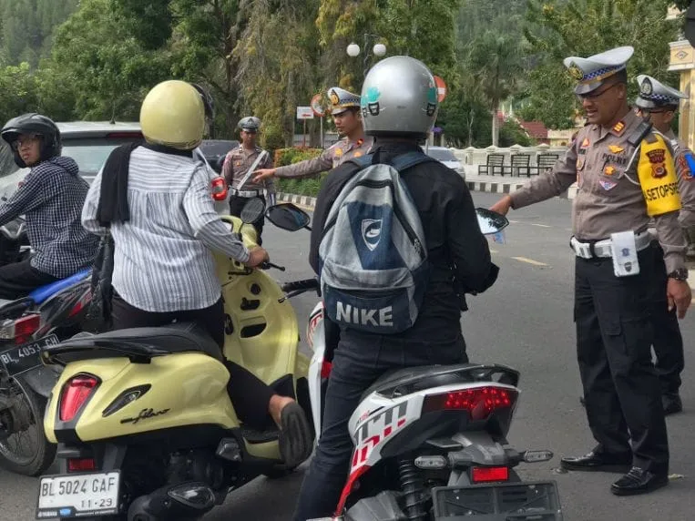 Hari ke-8 Ops Patuh, Polres Aceh Tengah Catat 95 Tilang dan 164 Teguran, Kasat Lantas Imbau Tertib Berlalu Lintas