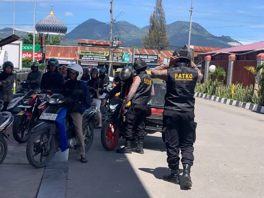 Polres Aceh Tengah Gelar Patroli Perintis Presisi, Sasar Pusat Kota hingga Objek Wisata