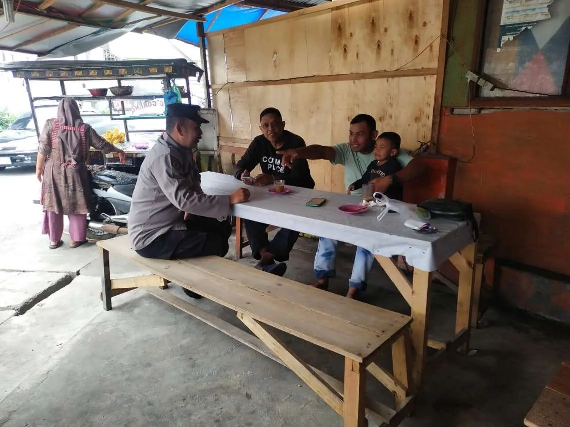Kopi Pagi dan Obrolan Hangat, Polsek Kota Takengon Dengar Aspirasi Warga