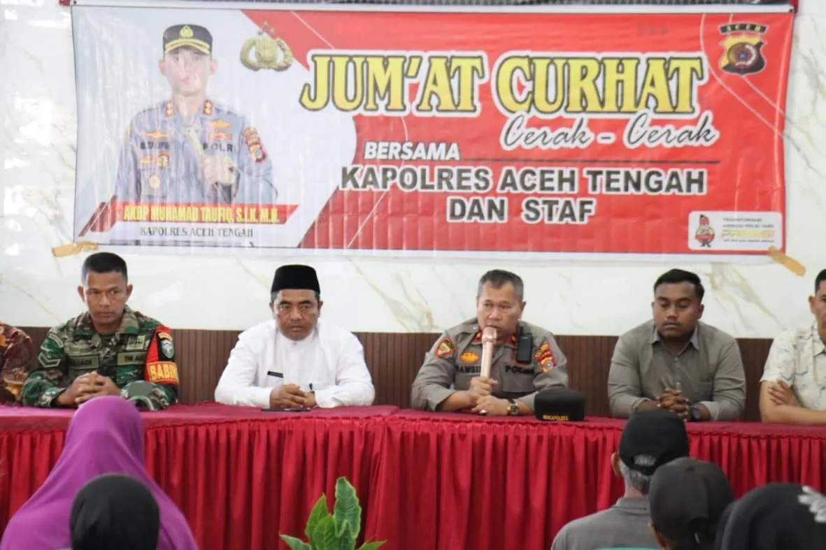Jumat Curhat di Jagong Jeget, Wakapolres Aceh Tengah Serap Aspirasi dan Janji Tindaklanjuti Keluhan Warga