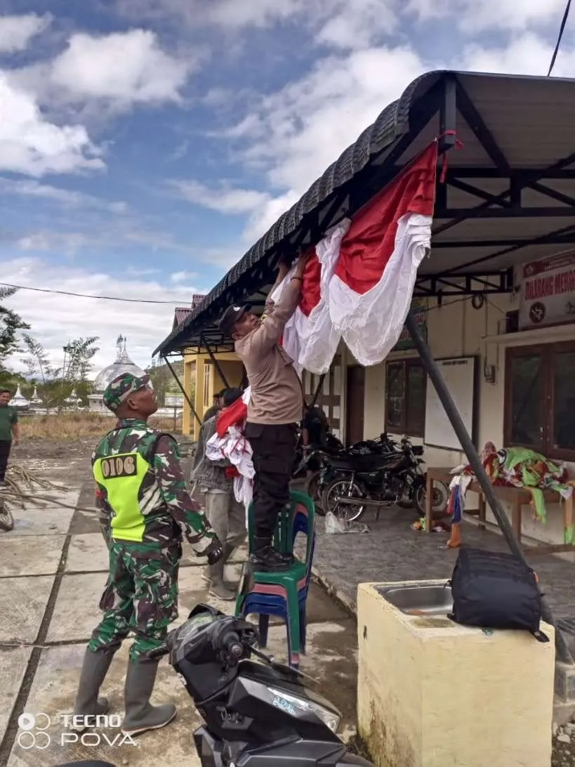 TNI–POLRI Ajak Warga Arul Item Meriahkan HUT RI ke-80 dengan Semangat Cinta Tanah Air