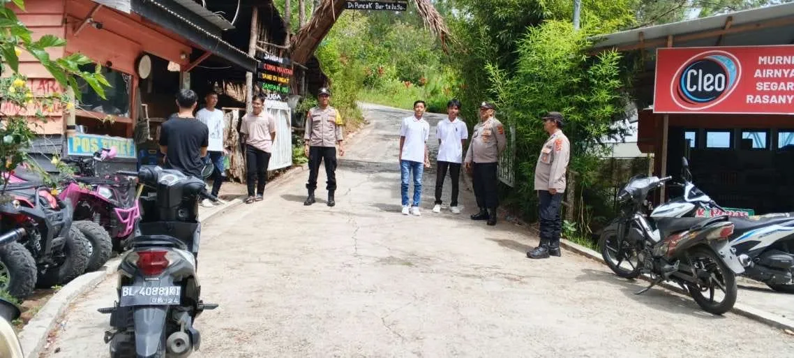 Polsek Lut Tawar Patroli di Objek Wisata Bur Telege, Wujudkan Rasa Aman dan Nyaman bagi Pengunjung