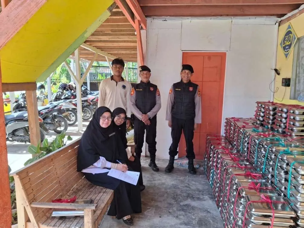 Sat Samapta Polres Aceh Tengah Pastikan Program Makanan Bergizi Sampai Tepat Sasaran