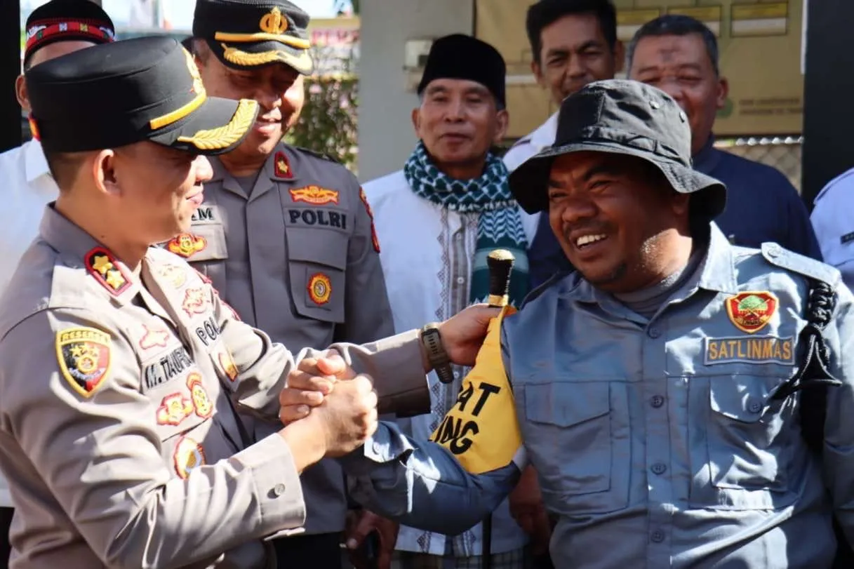 Kapolres Aceh Tengah Dampingi Kunjungan Tim Supervisi Satkamling Dit Binmas Polda Aceh ke Pos Kamling