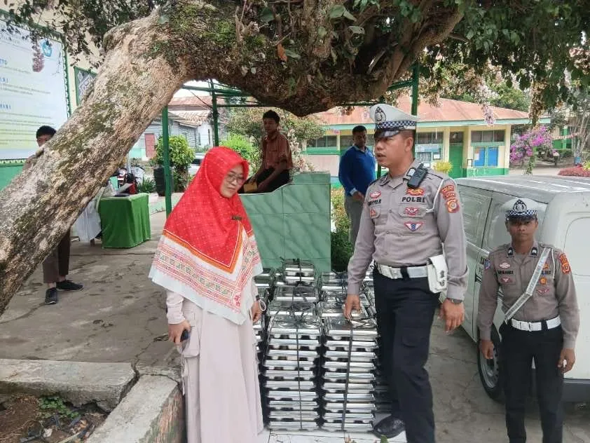 12.648 Paket Makan Bergizi Gratis Dikawal Ketat Satlantas Polres Aceh Tengah