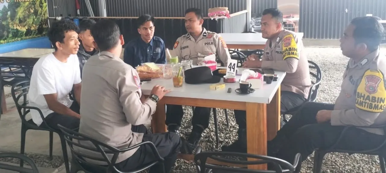 Lewat Ngopi Pagi, Polisi dan Warga Takengon Bangun Komunikasi Kamtibmas
