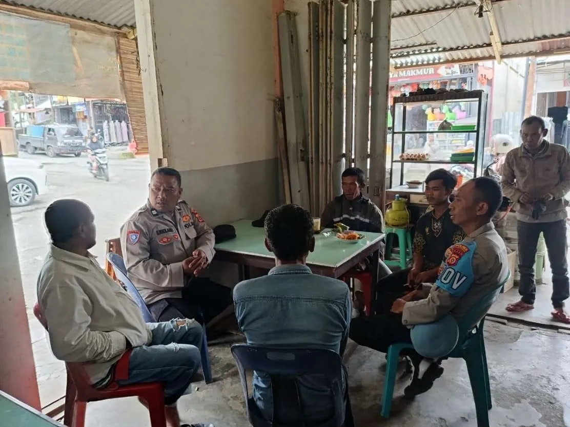 Polsek Silih Nara Gelar Kopi Soboh Kamtibmas, Eratkan Silaturahmi dengan Warga