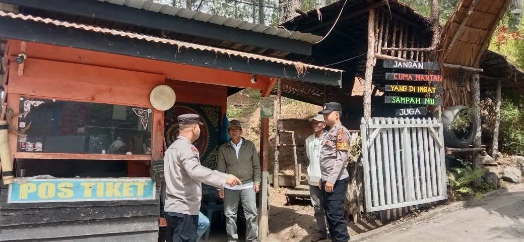 Polsek Lut Tawar Patroli Humanis di Objek Wisata, Cegah Guantibmas dan Berikan Rasa Aman