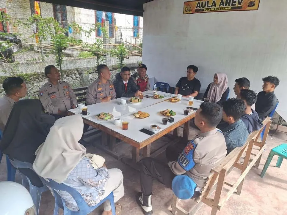 Mako Polsek Lut Tawar Jadi Ajang Silaturahmi Lewat Ngopi Soboh Kamtibmas