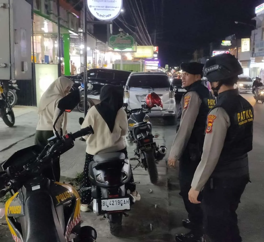 Sat Samapta Polres Aceh Tengah Gencarkan Patroli Malam Akhir Pekan, Jaga Kondusivitas dan Ketertiban Kota Takengon