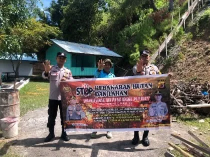 Polsek Lut Tawar Ajak Warga Cegah Karhutla Demi Lingkungan yang Lestari