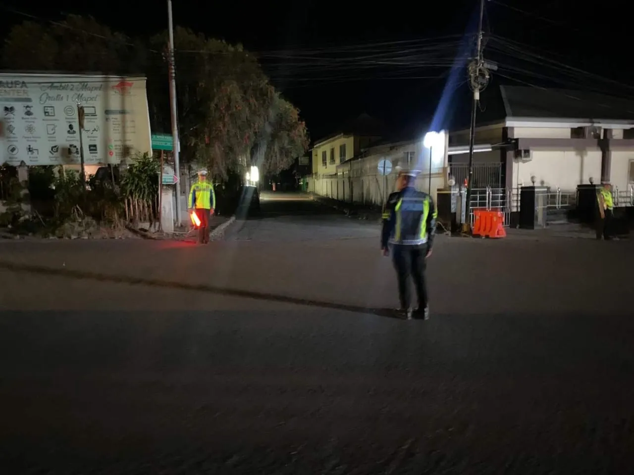 Satlantas Polres Aceh Tengah Giat Atur Lalu Lintas Malam, Wujudkan Kota Takengon Aman dan Lancar