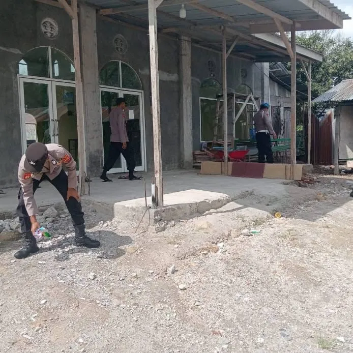 Ciptakan Lingkungan Ibadah yang Nyaman, Polsek Ketol Laksanakan Kurve di Masjid Tauhid