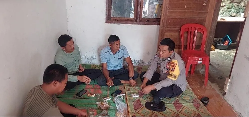Polsubsektor Rusip Antara Ngopi Bareng Warga, Perkuat Sinergi Jaga Lingkungan Aman