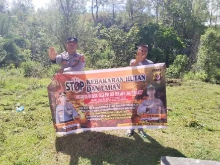 Polsek Linge Imbau Warga Tak Bakar Lahan, Ancaman 10 Tahun Penjara