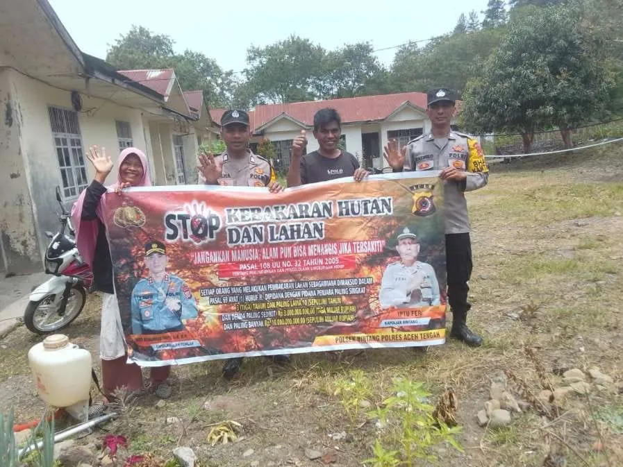 Jaga Alam Tetap Lestari, Polsek Bintang Gelar Patroli Cegah Karhutla