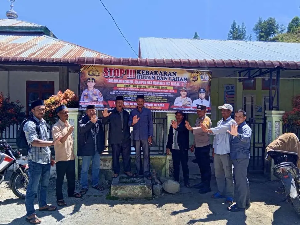 Polsek Bintang Gencar Patroli, Himbau Warga Tak Bakar Hutan dan Lahan