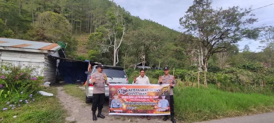 Polsek Lut Tawar Gencarkan Sosialisasi Cegah Karhutla kepada Masyarakat