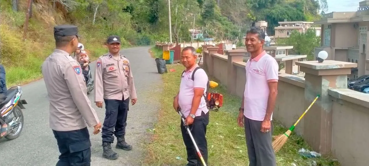 Polsek Lut Tawar Sapa Warga Lewat Patroli, Tegaskan Pesan Kamtibmas