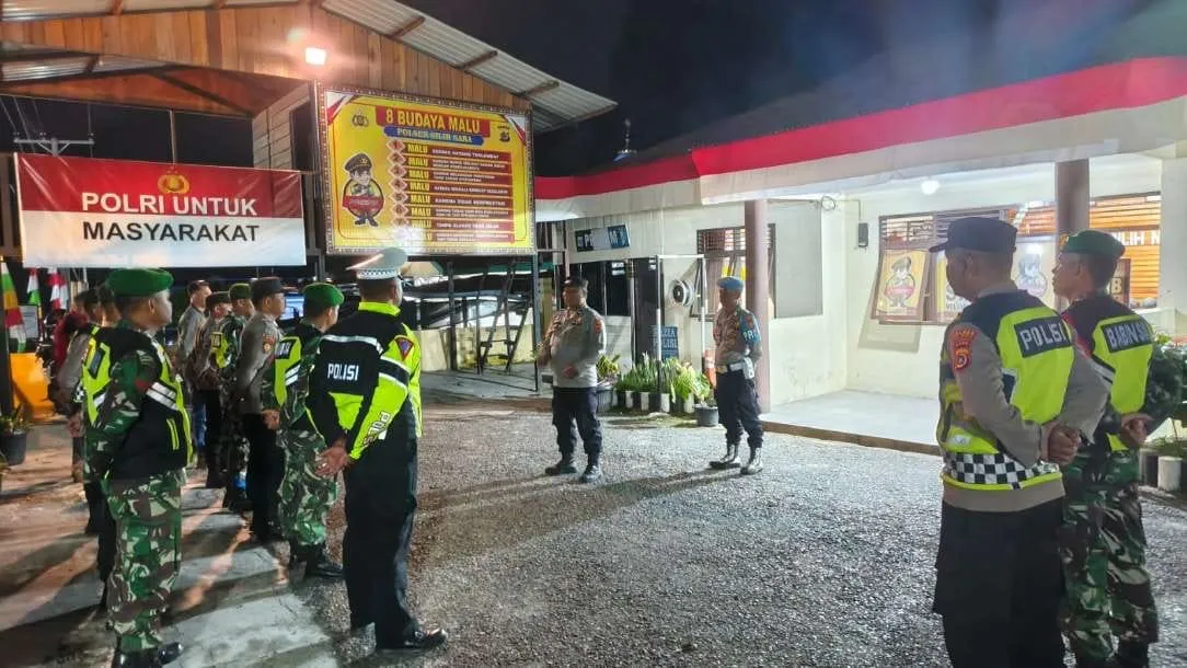 Sinergitas TNI-Polri, Patroli Gabungan di Silih Nara Jaga Kamtibmas Kondusif
