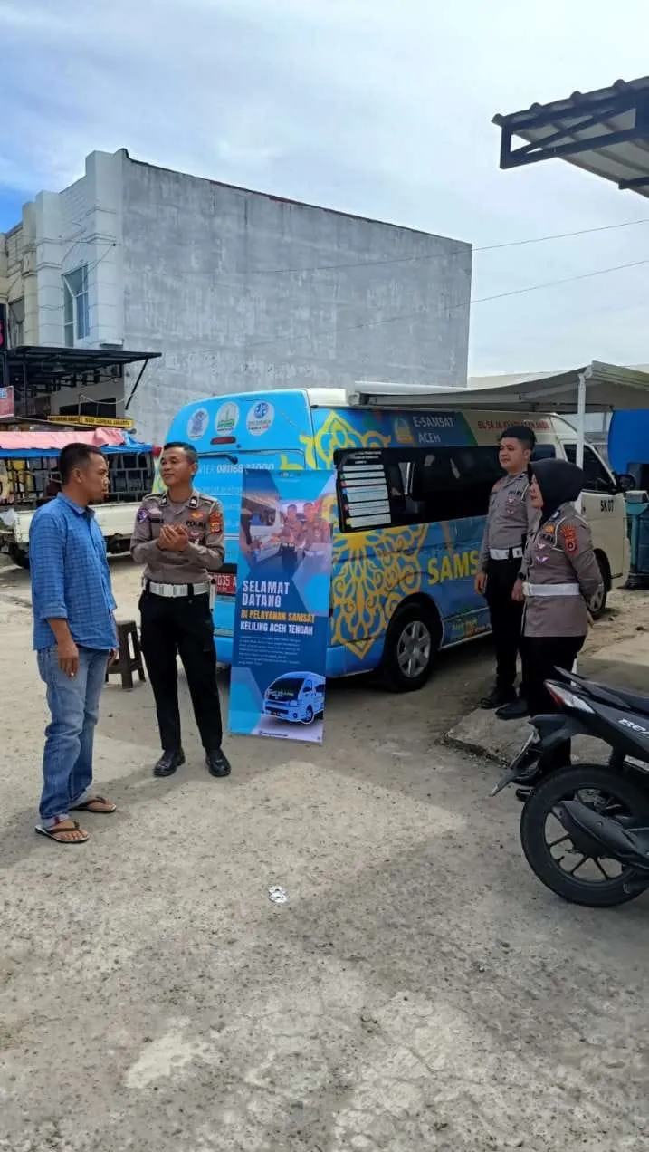Polantas Aceh Tengah Tingkatkan Layanan Samsat Keliling dan SIM di Hari Libur