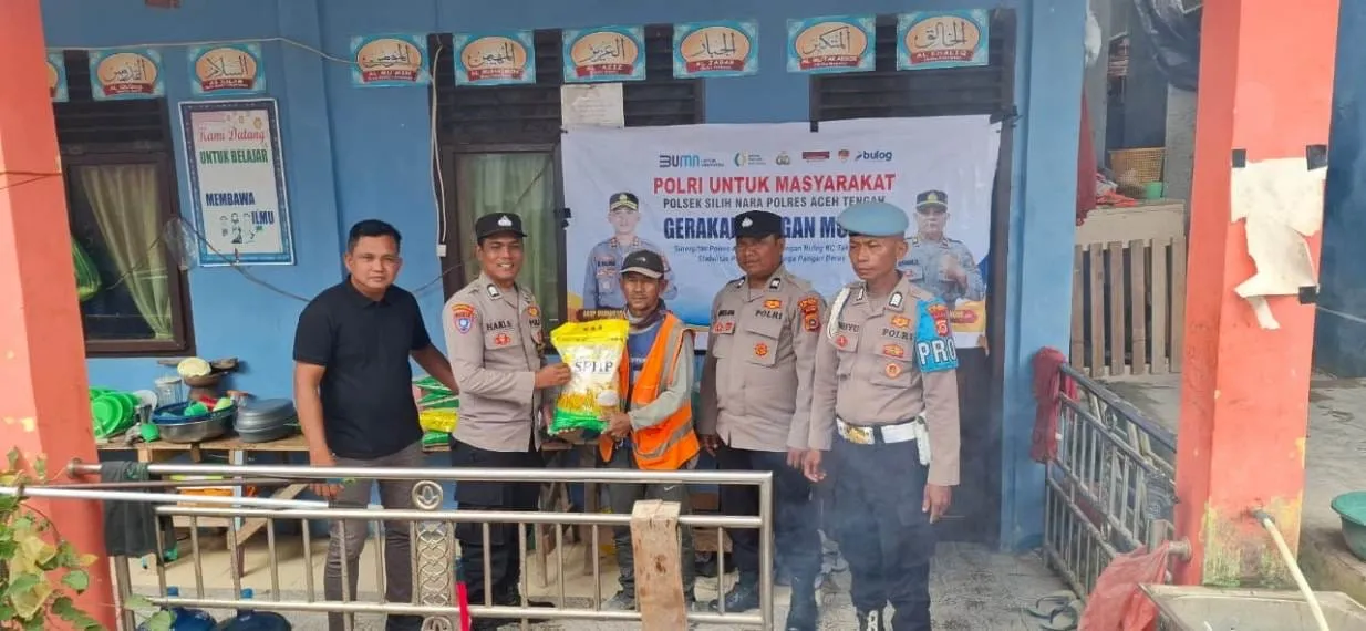 Polres Aceh Tengah Kembali Gelar Gerakan Pangan Murah, Door to Door Salurkan Beras SPHP untuk Warga