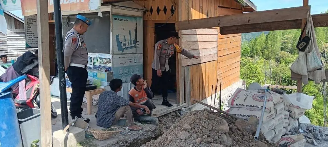 Polsek Linge Jalin Silaturahmi Lewat Patroli Dialogis di Pemukiman Warga